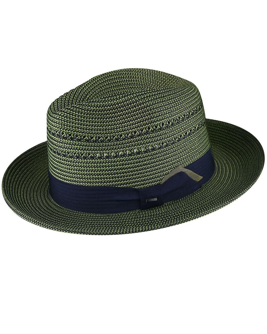 Bailey 1922 Green Eli Braided Fedora for men