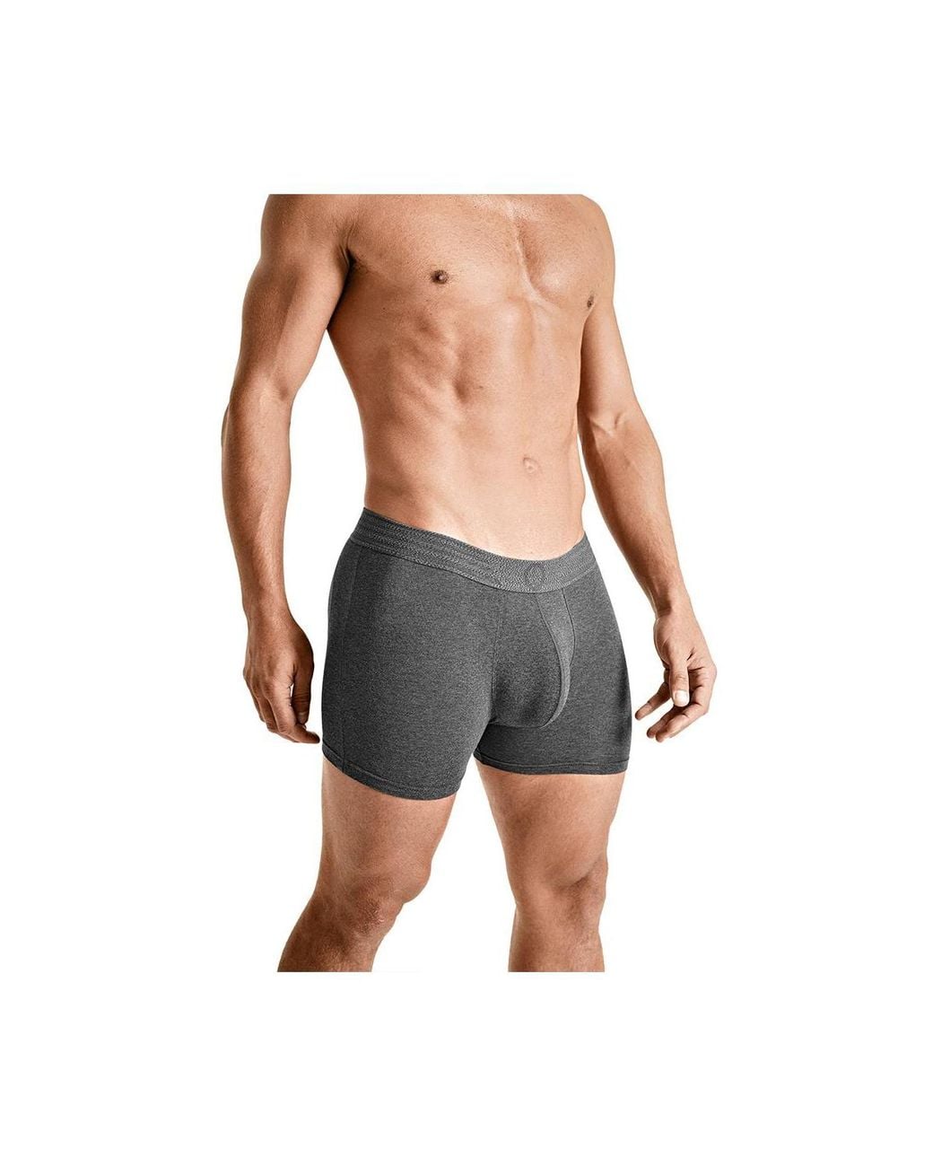 Rounderbum White Padded Boxer Brief + Smart Package Cup for men