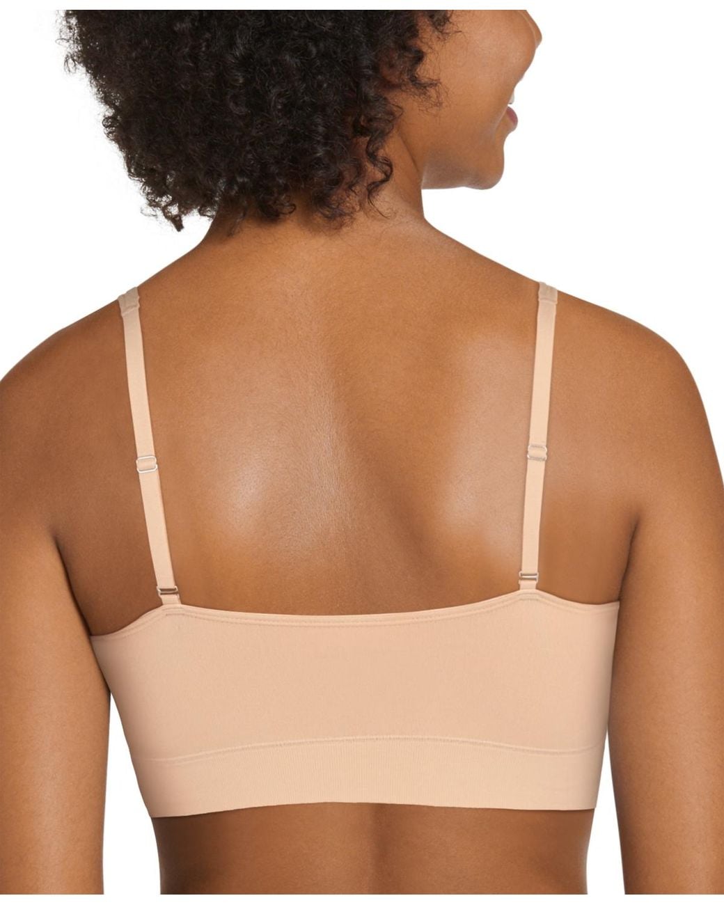 Jockey Brown Solid Seam-free Smooth Support Bralette 3044