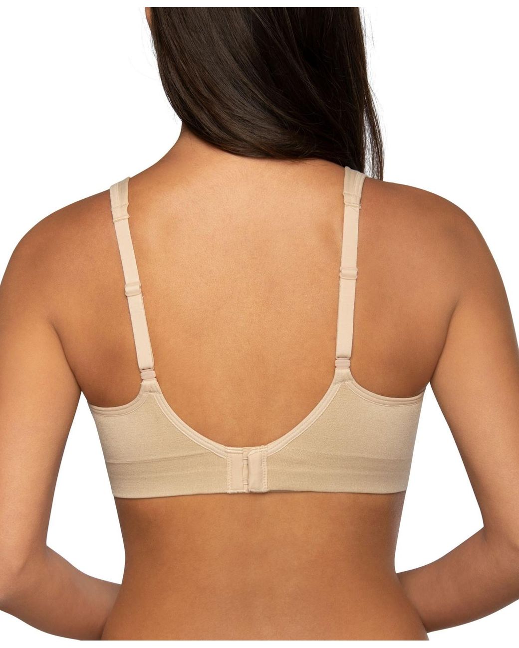 Vanity Fair Brown Vanity Fair Beyond Comfort Simple Sizing Wirefree Bra 72204