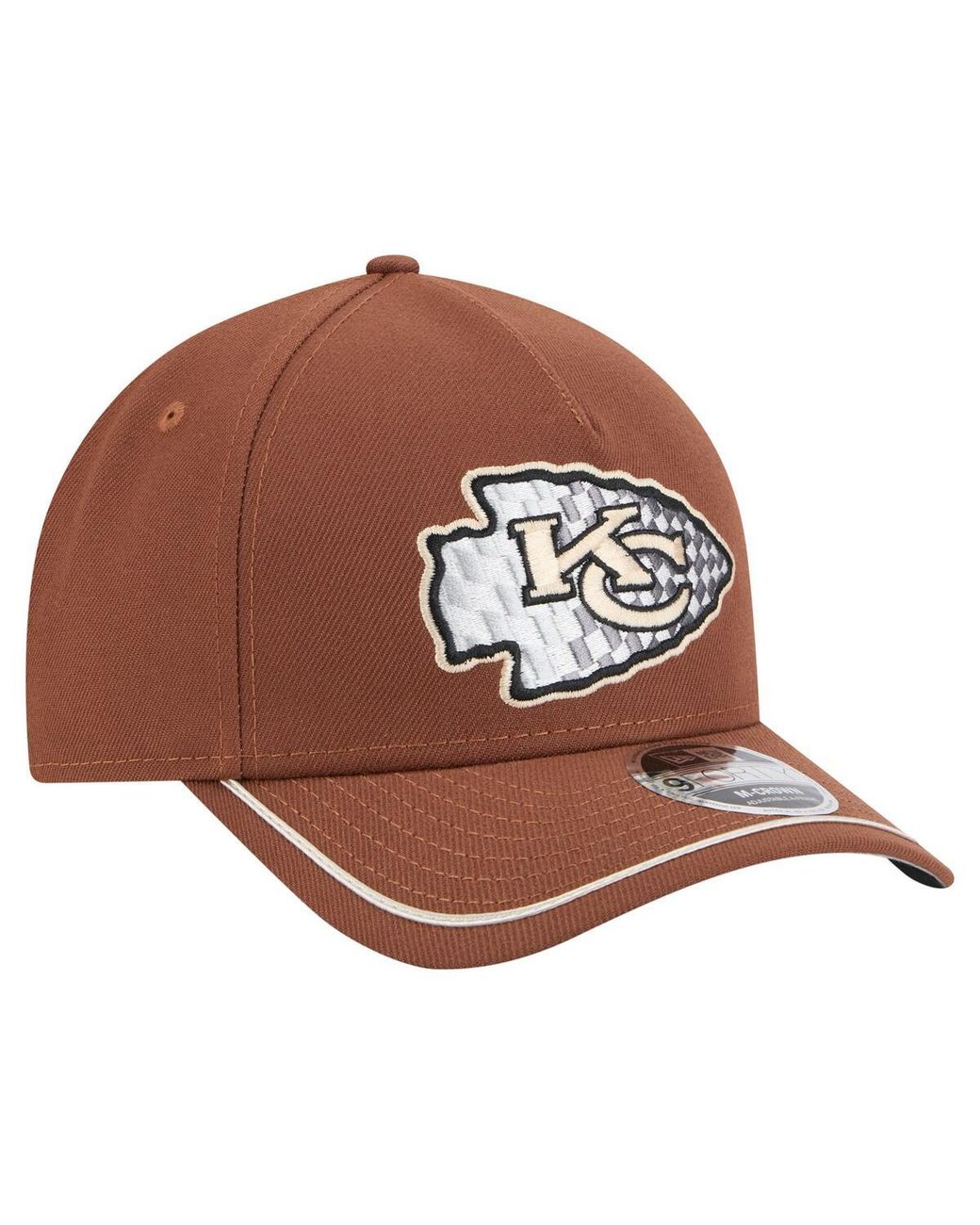 KTZ Brown Kansas City Chiefs Motorsport 9forty Adjustable Hat for men