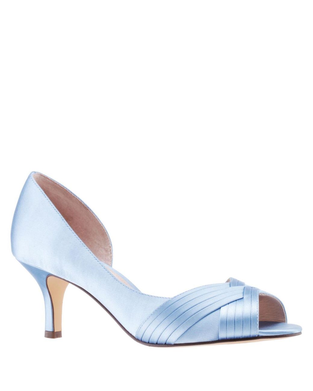 Nina Contesa Peep Toe Evening Pumps in Blue Lyst