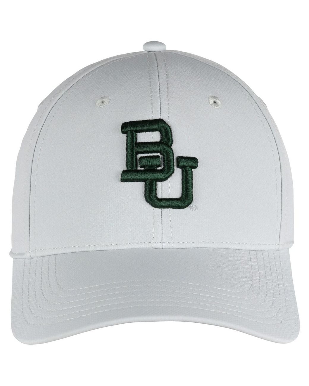 Ahead White  Baylor Bears Stratus Aerosphere Adjustable Hat for men