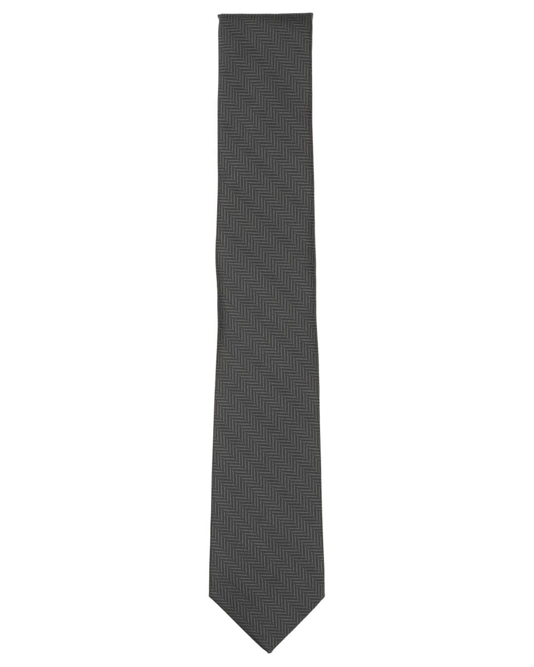 Alfani Gray Dorian Chevron Slim Tie for men