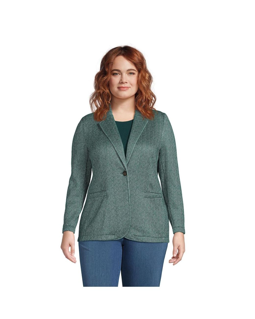 Lands end hotsell sweater jacket