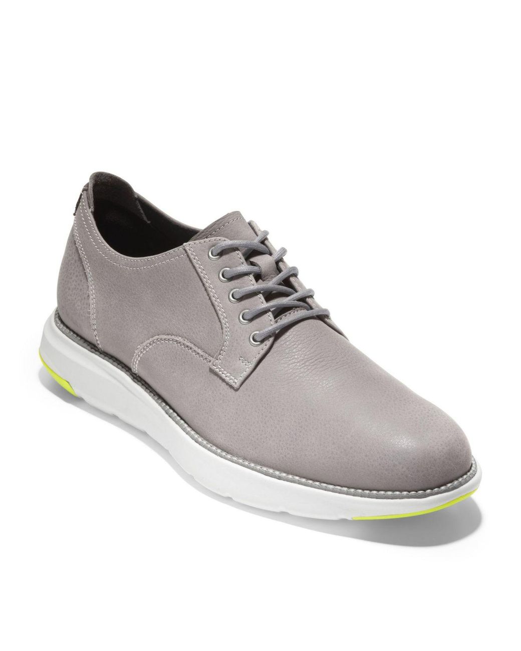 Cole Haan Leather Grand Atlantic Oxford in Gray for Men Lyst