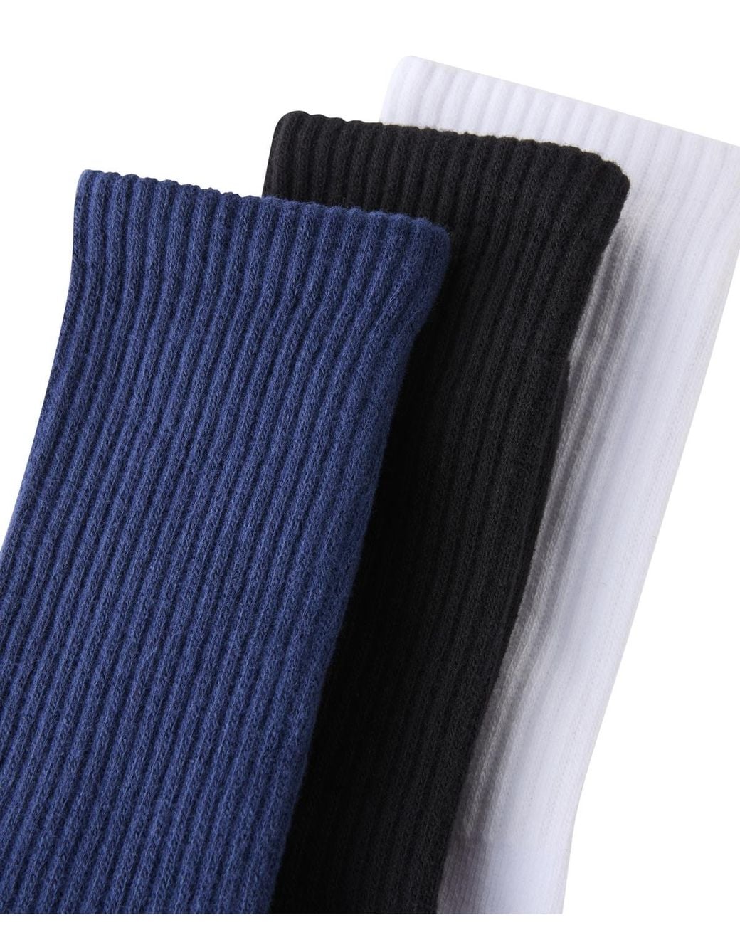Cotton On Blue Essential Socks 3-pack for men