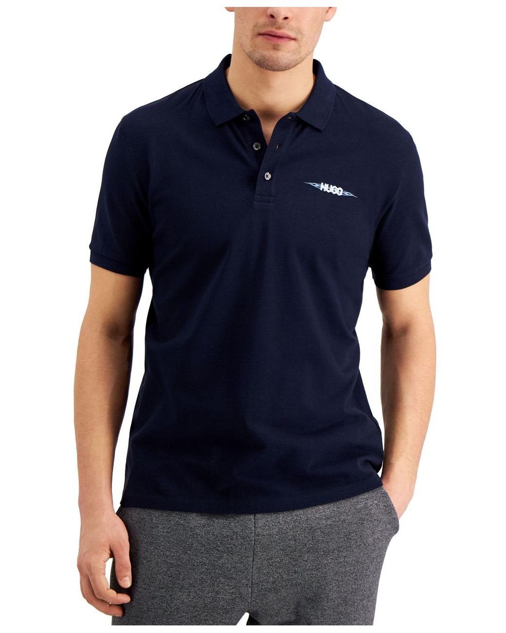 flame polo shirt