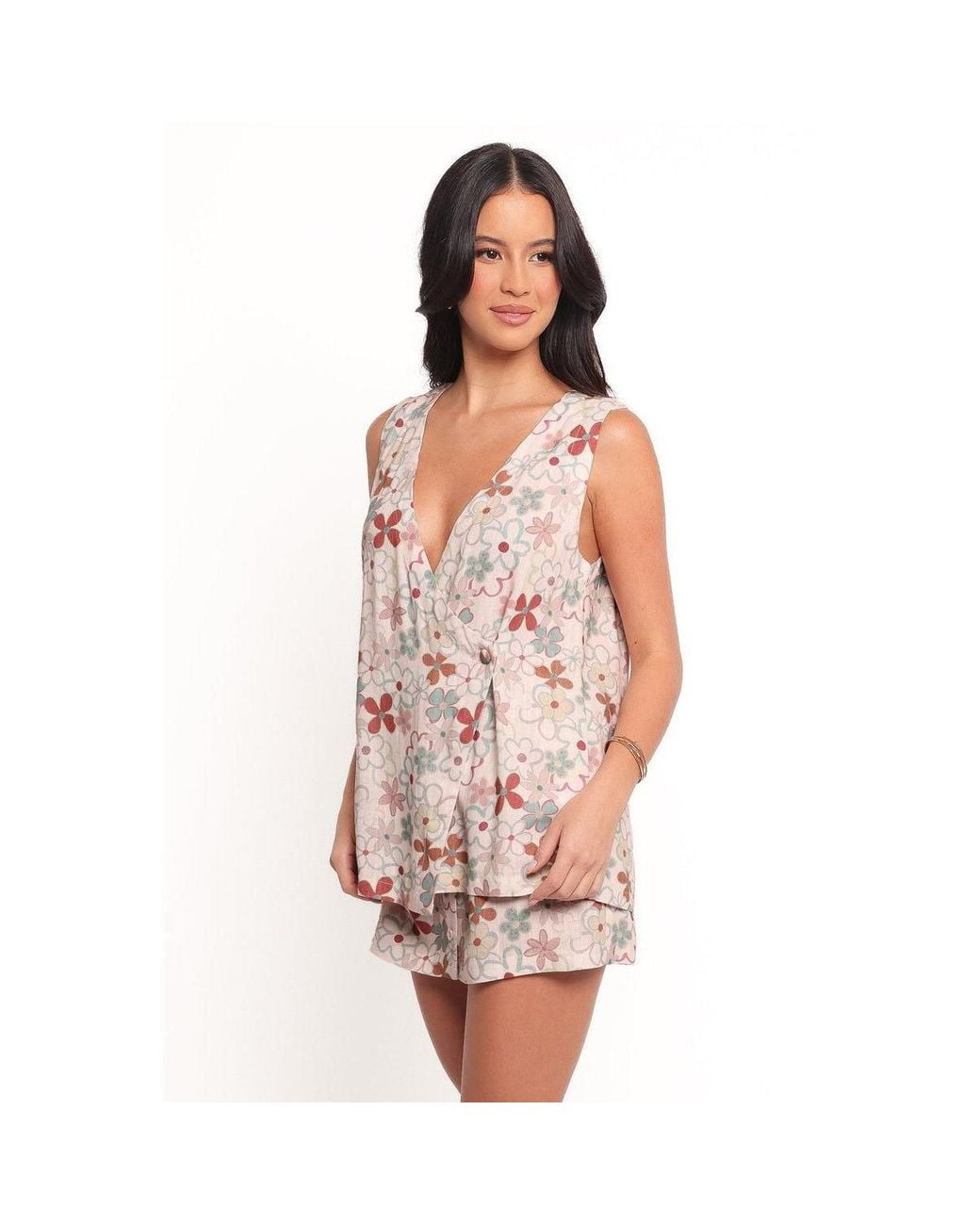 Petal & Pup Pink Clemie Wrap Top