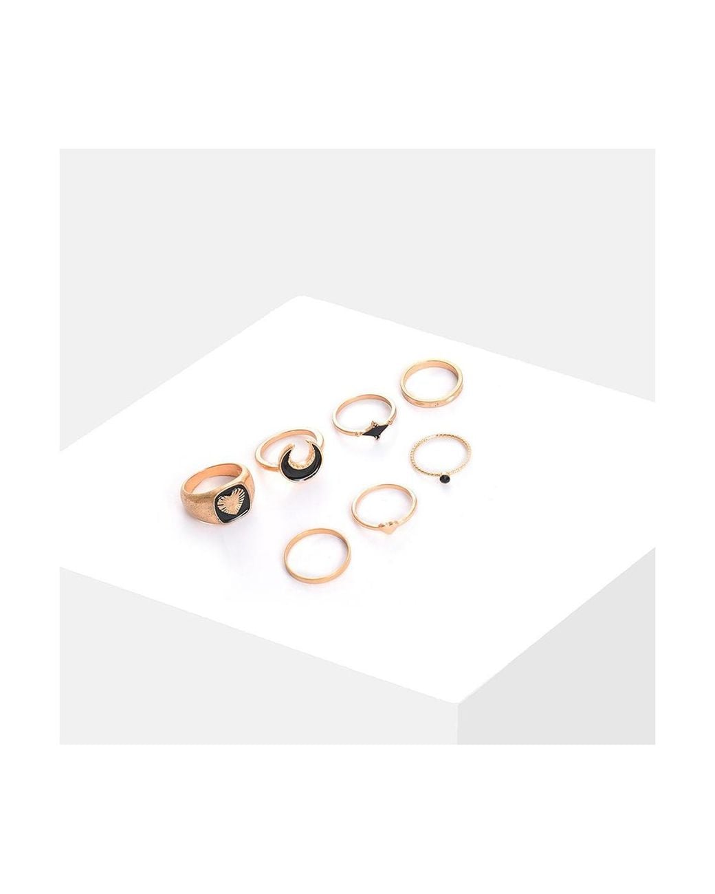 SOH Metallic Celestrial Multi-layer Ring