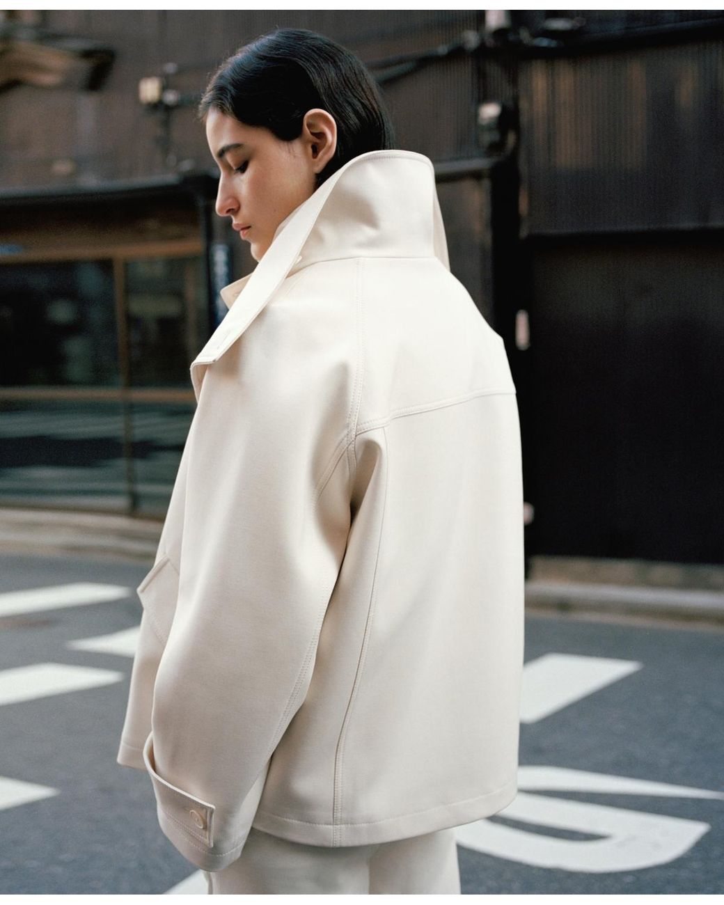 Mango Natural Pockets Funnel Neck Parka