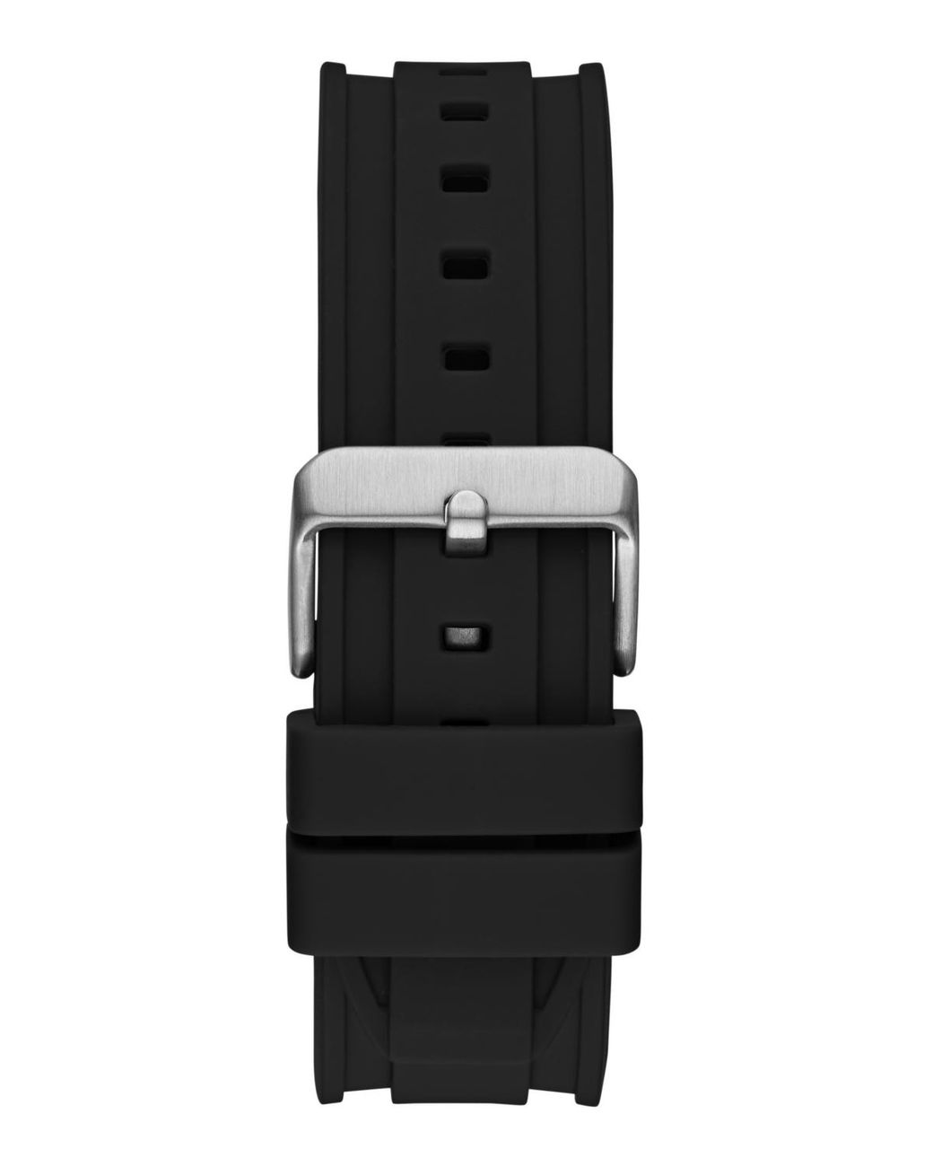 Guess Gray Multi-function Silicone Watch 46mm for men