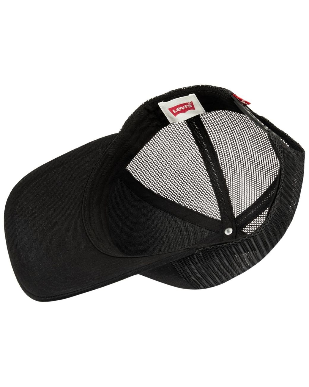 Levi's Black Pared-down Trucker Cap for men