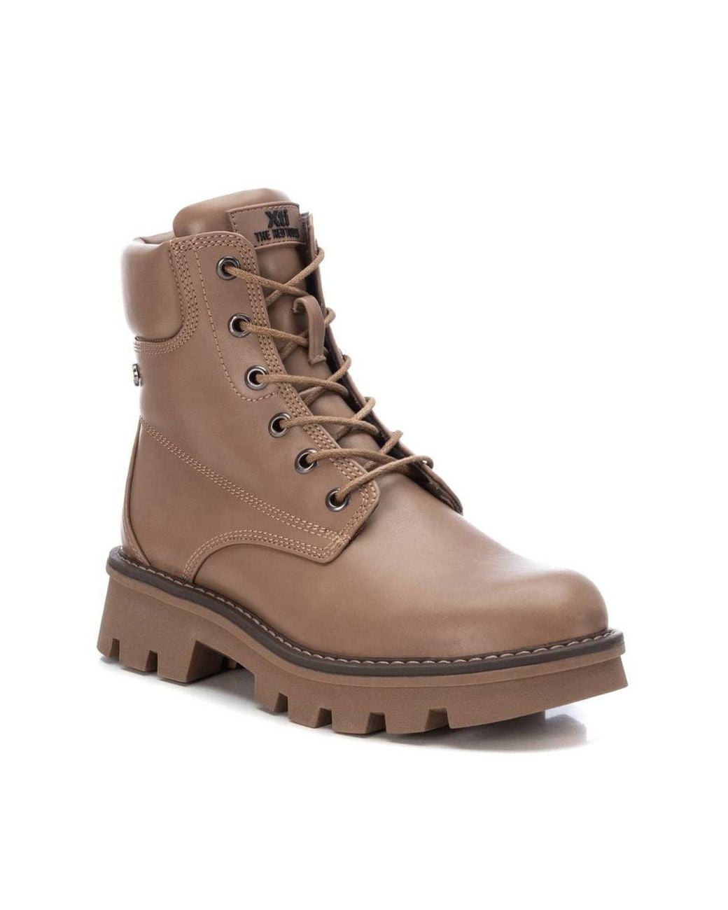Xti Brown Combat Booties By