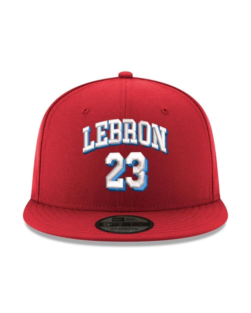KTZ Lebron James Philadelphia 76ers 9fifty Snapback Hat in Red for Men ...