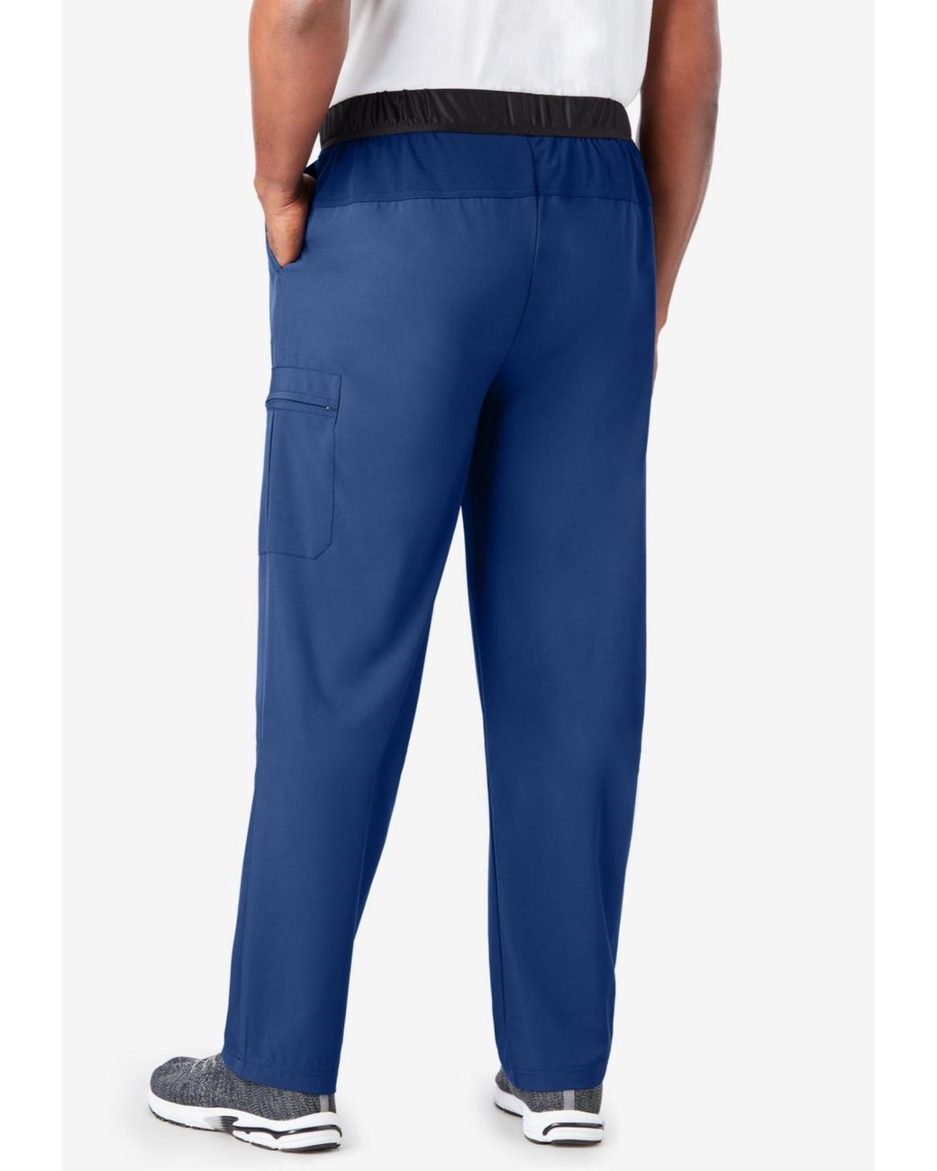 Kingsize Blue Big & Tall Tech Pants for men