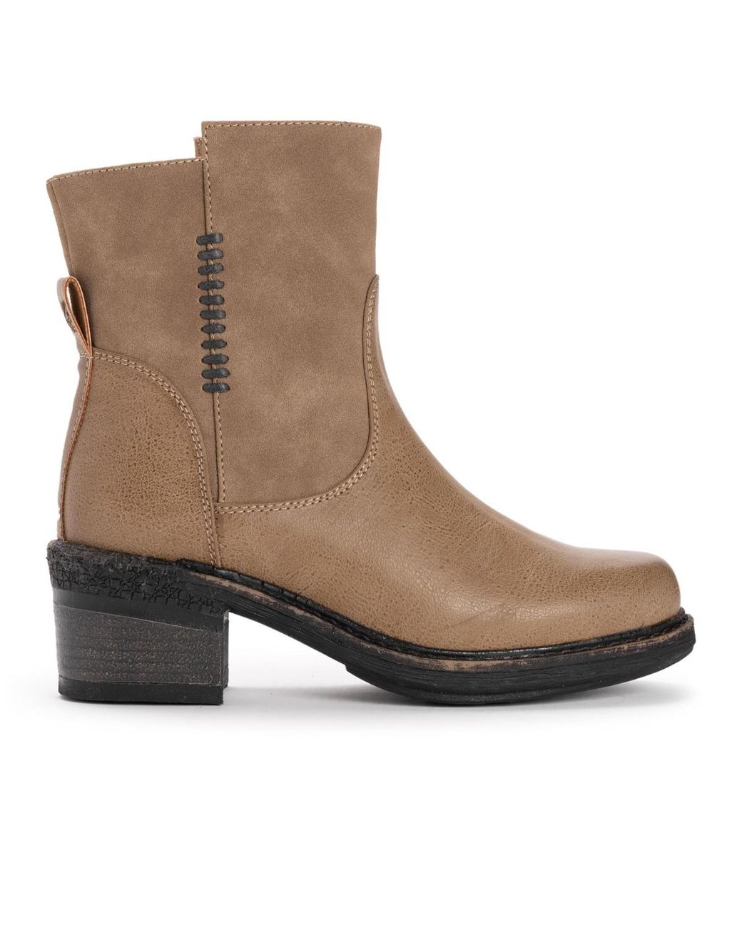 Muk Luks Brown logger Niagara Booties