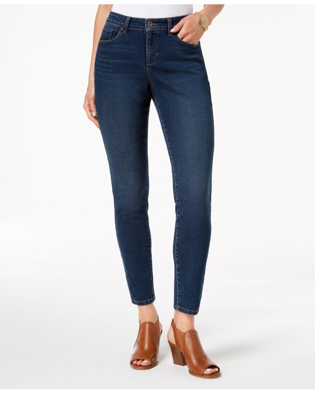 style & co curvy skinny leg jeans