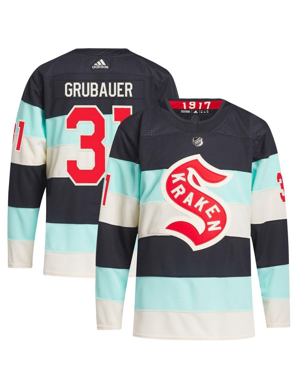 adidas Philipp Grubauer Seattle Kraken 2024 Nhl Winter Classic