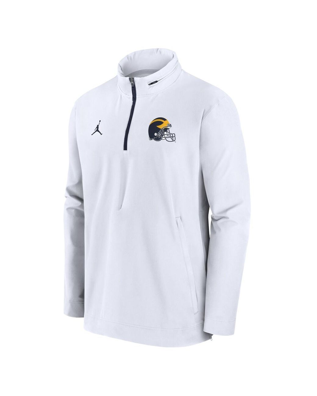 【NIKE】Michigan Wolverines Sideline Coach Michigan Wolverines Sideline Coach Men's Nike College 1/2