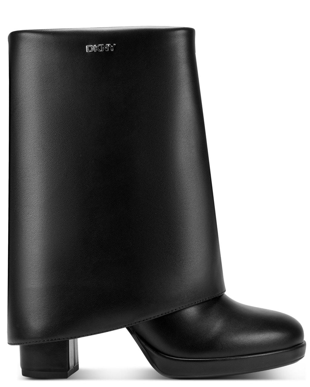DKNY Black Dana Platform Booties