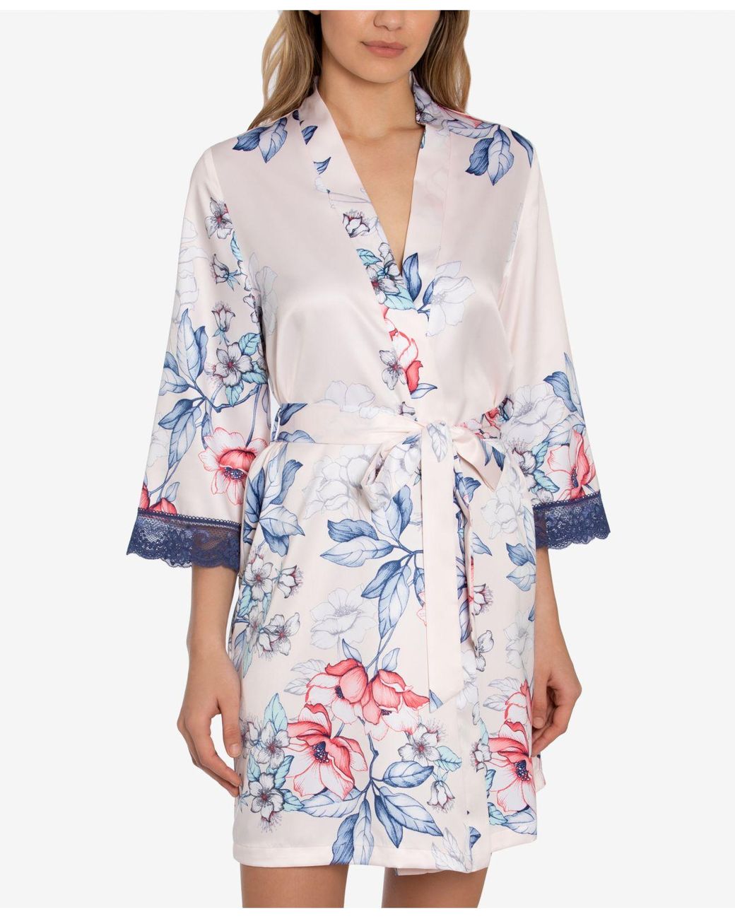 linea donatella satin robe
