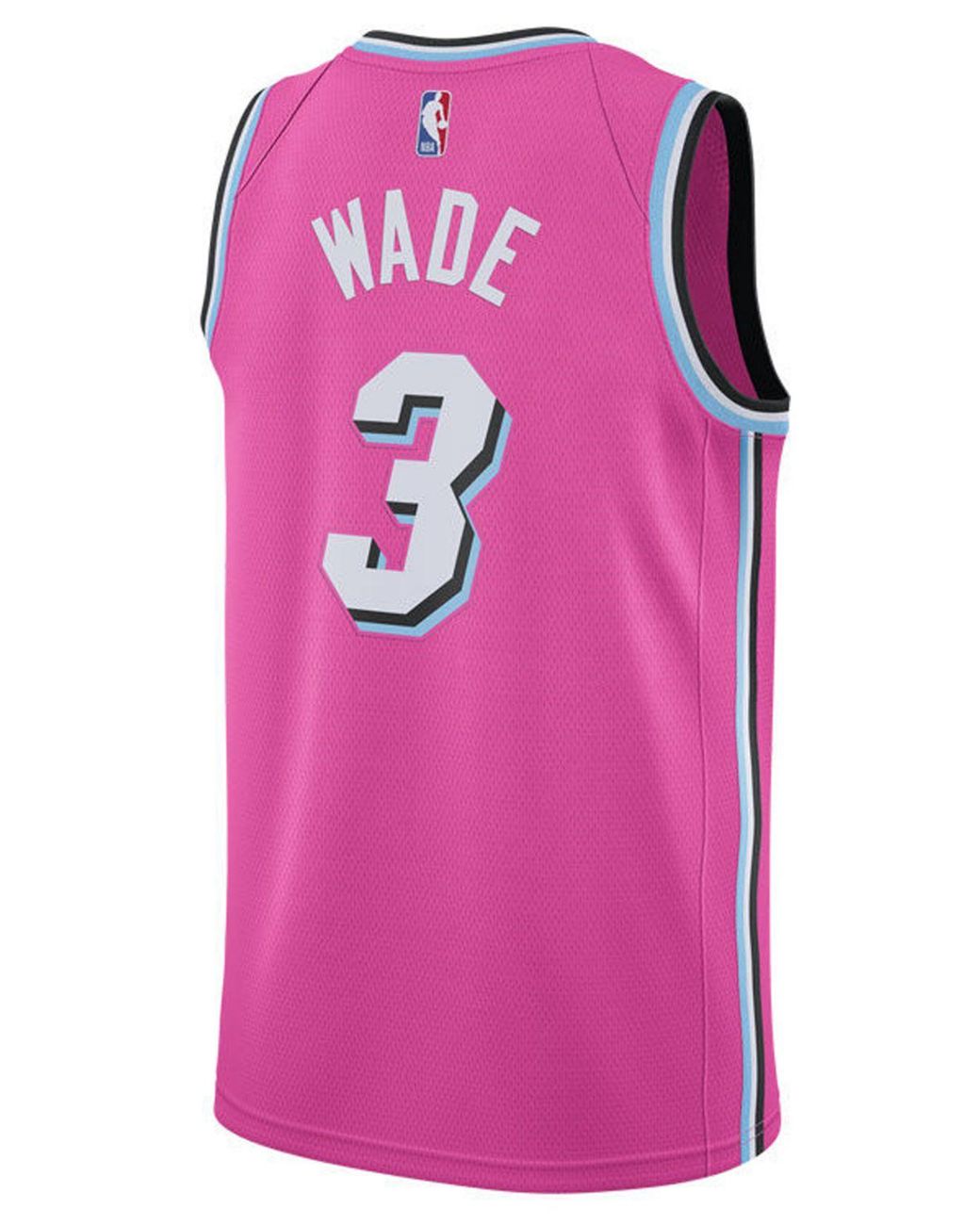 New Miami Heat Dwyane Wade #3 Earned City Edition Swingman Basketball Jersey 