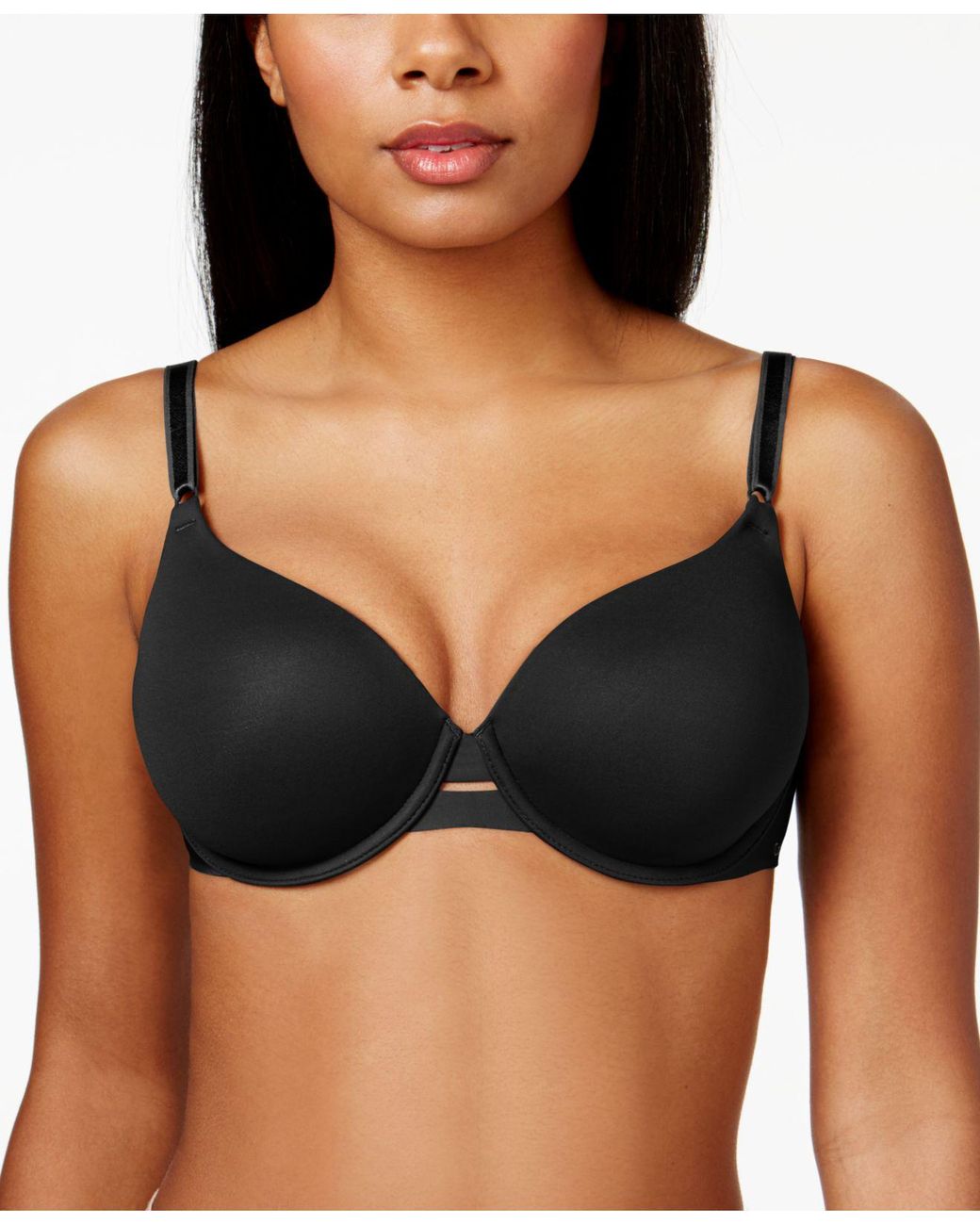 Calvin Klein Invisibles T-shirt Bra Qf1184 in Black