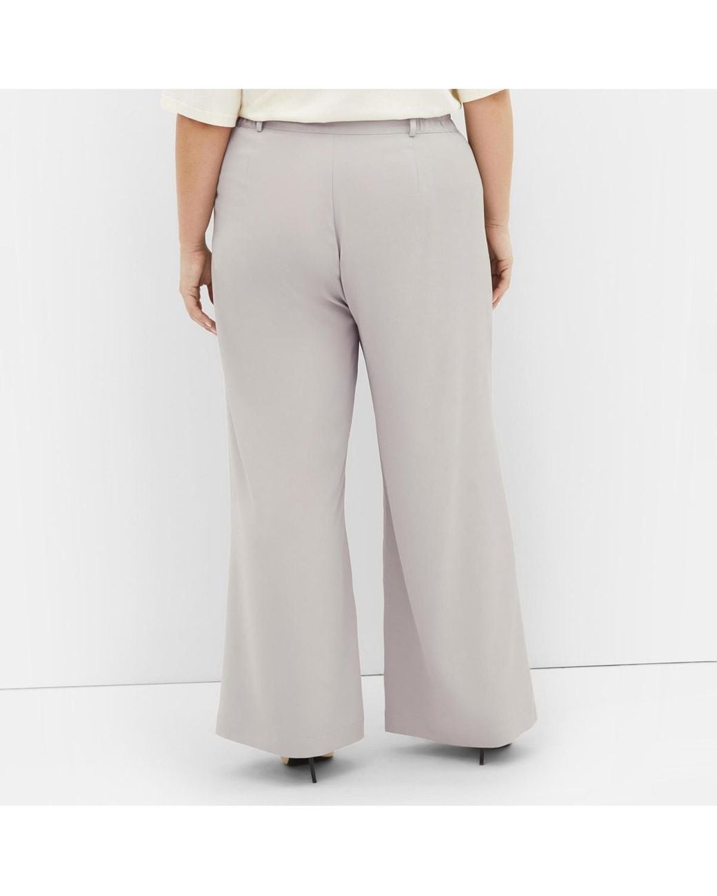 City Chic Gray Plus Size Jordan Pant