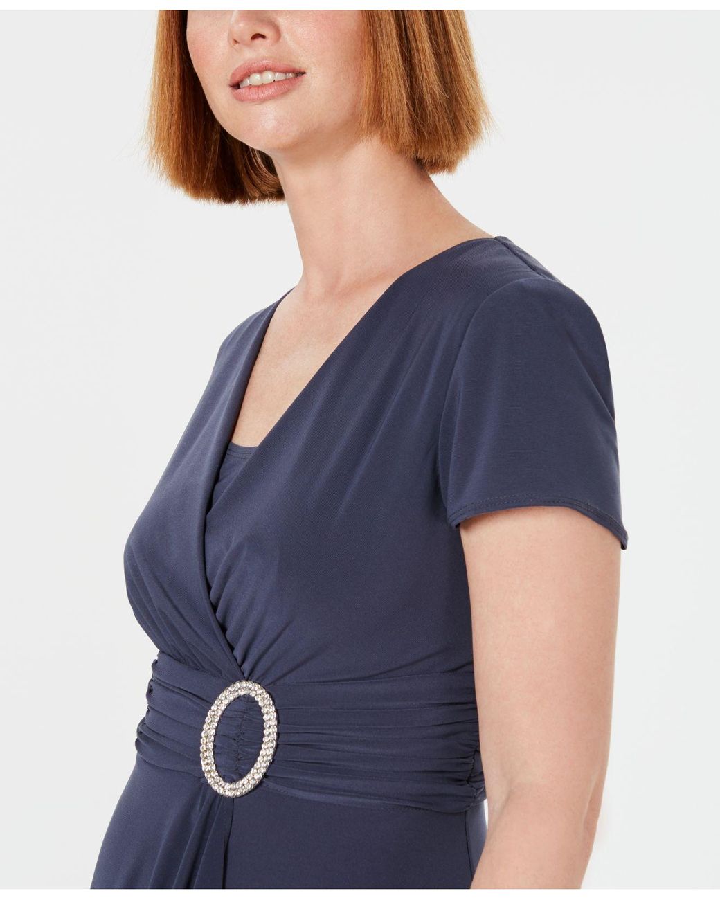r & m richards faux wrap dress