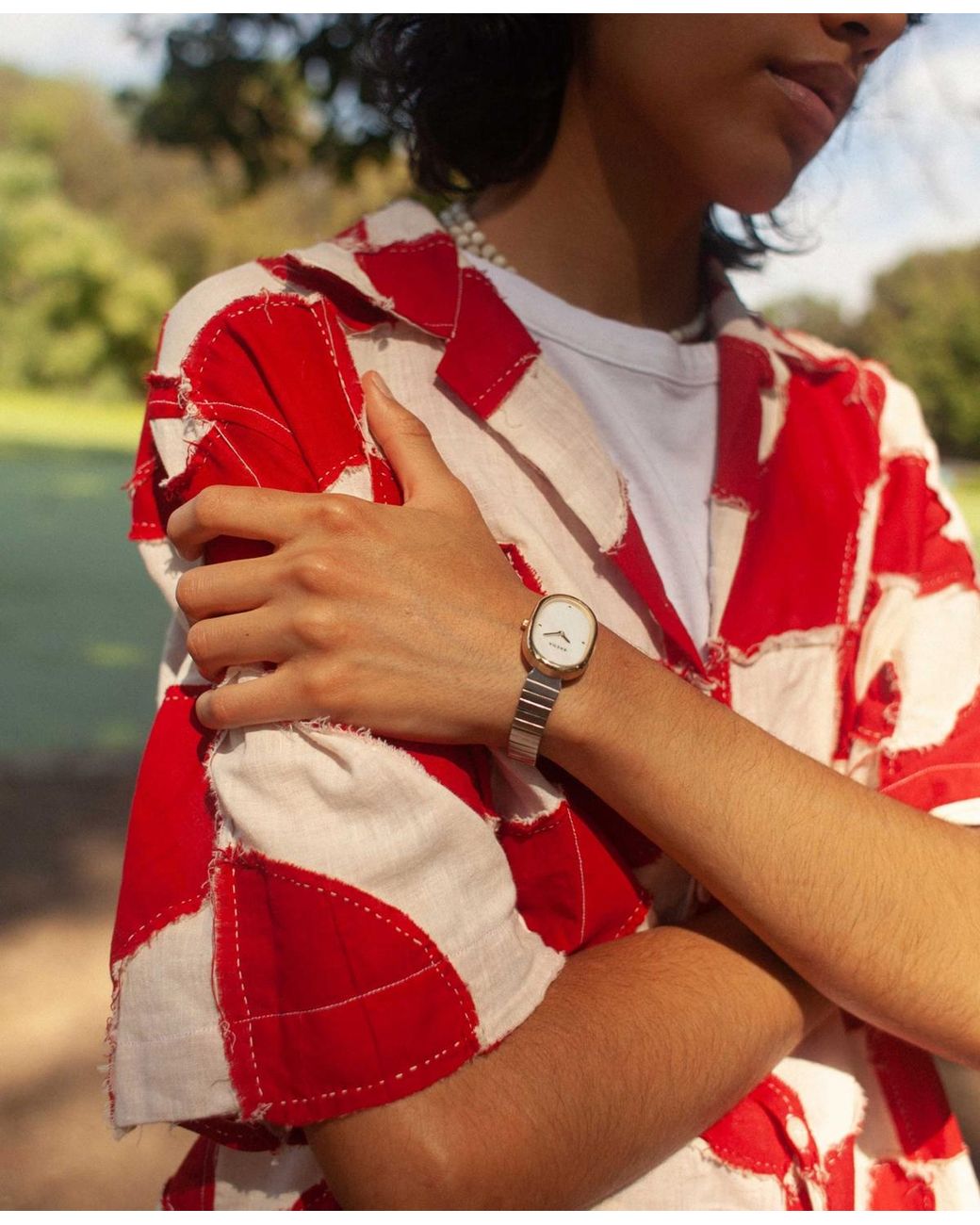 Breda Metallic Jane Gold Stainless Steel Bracelet Watch