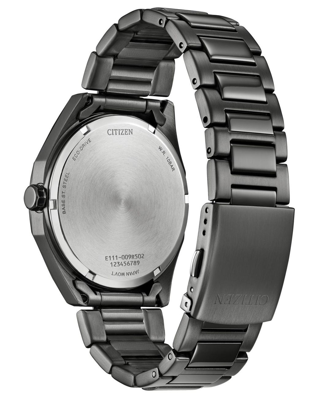 Citizen Eco-drive Weekender Gray-tone Stainless Steel Bracelet Watch 41mm for men