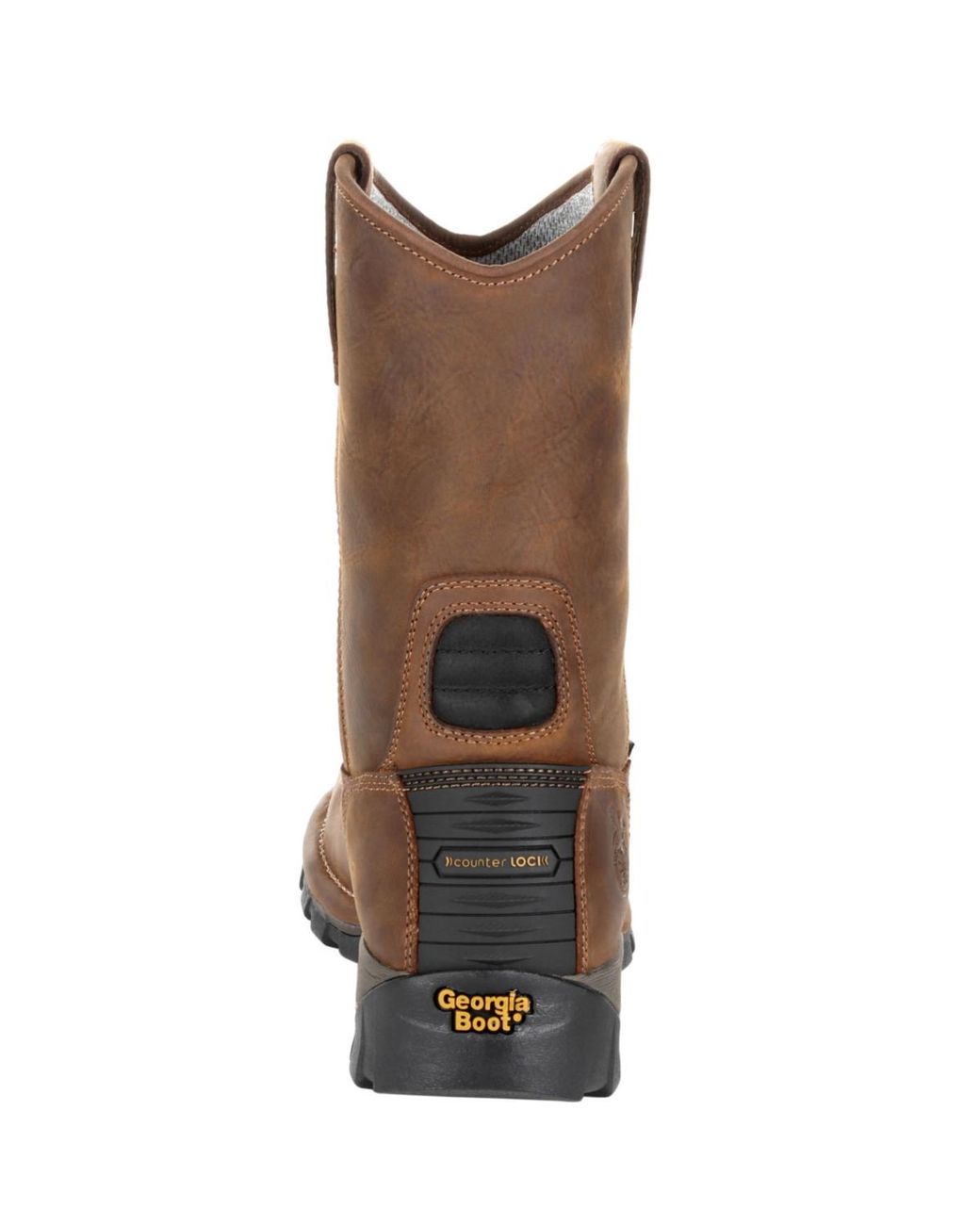Georgia Boot Brown Eagle One Waterproof Pull On Work Boot