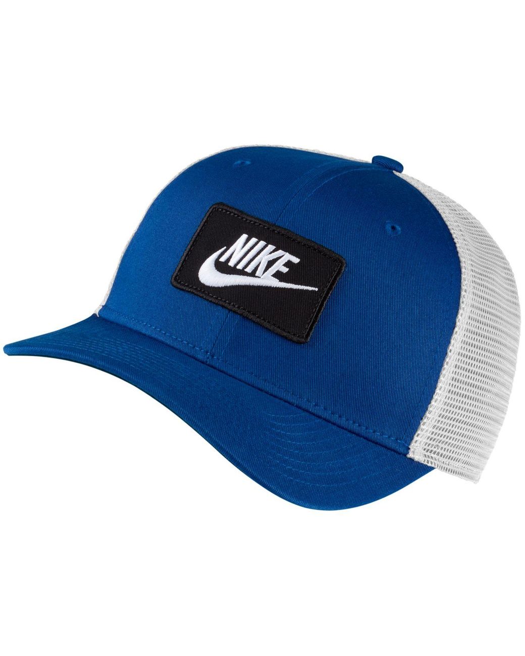 nike classic 99 trucker hat blue