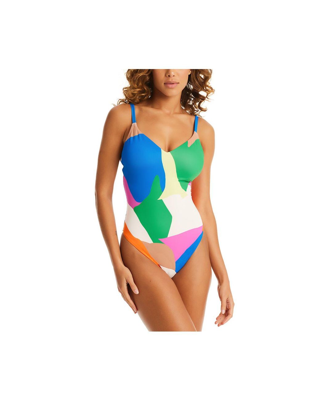 Sanctuary Women's Printed High-leg One-piece Swimsuit