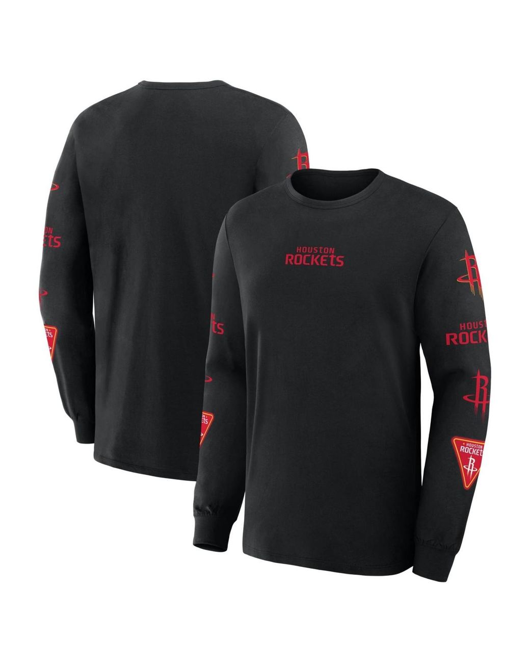 Houston Rockets Dress Fanatics Houston Rockets Jump Higher Legacy Long-sleeve T-shirt in ...