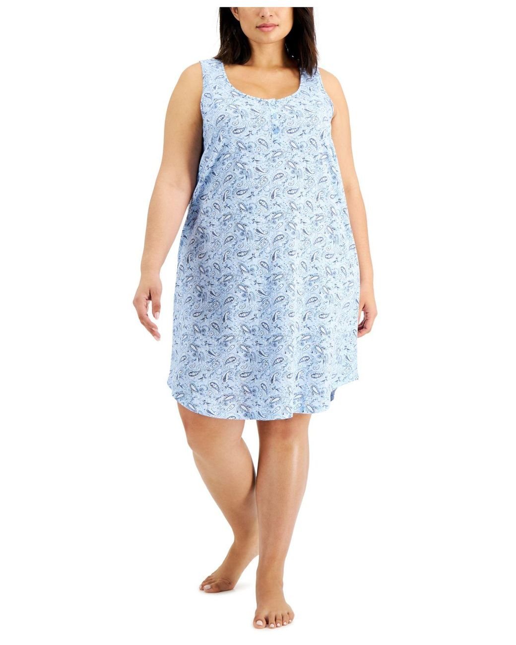 sleeveless cotton night gowns