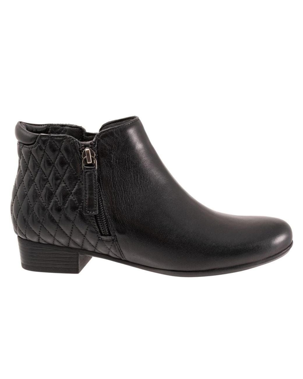 Trotters Black Major Bootie