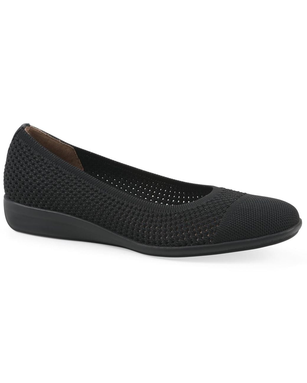 White Mountain Black Florain Ballet Flats