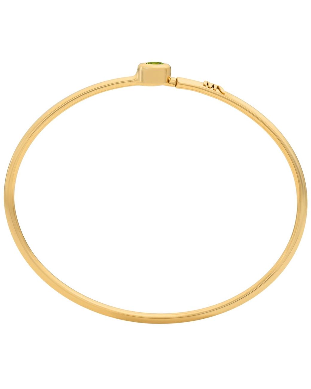 Michael Kors Metallic Michael Solitaire Wire Bangle Bracelet