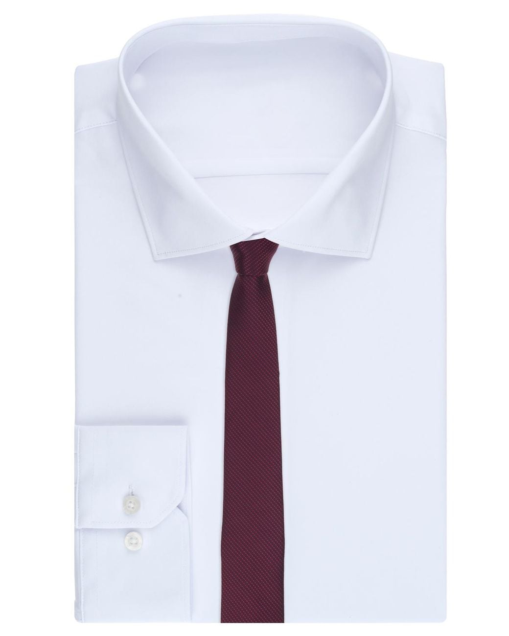 BarIII Purple State Solid Tie for men