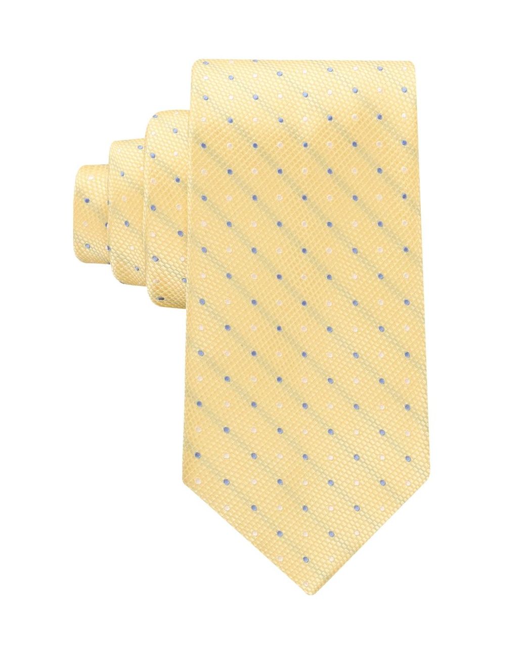 Tommy Hilfiger Yellow Newport Dot Pattern Tie for men