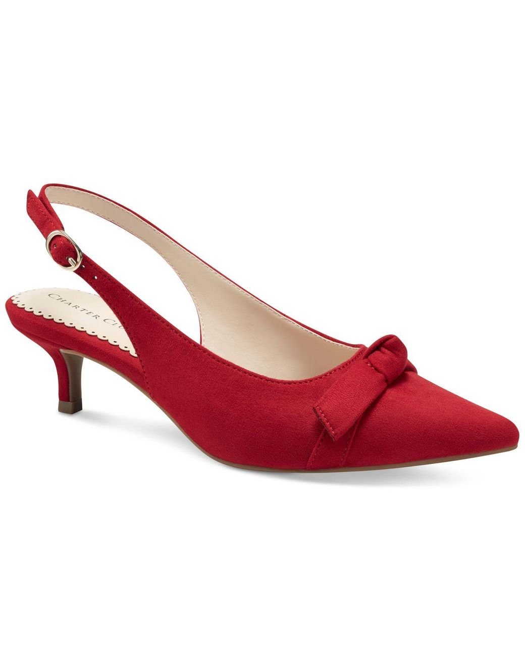 Red hotsell pumps macys