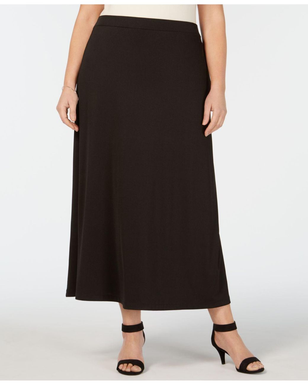 macys plus size maxi skirts