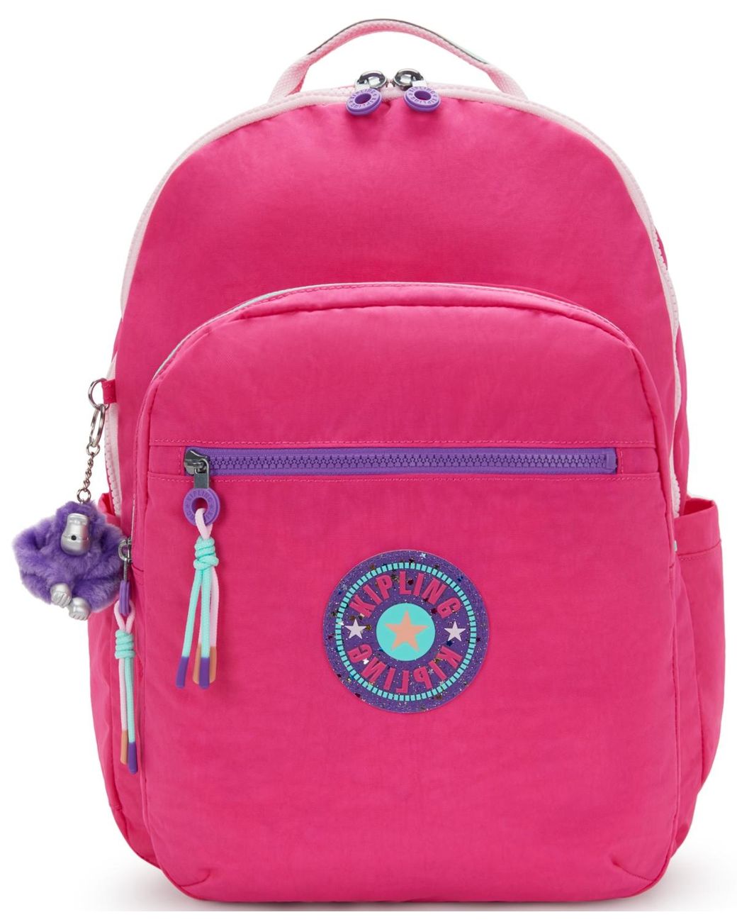 Kipling Pink Seoul Xl Backpack