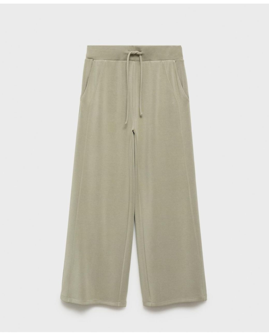 Mango Natural Drawstring jogger Pants