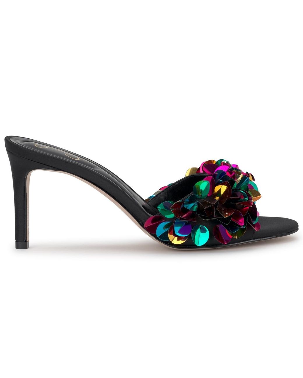 Jessica Simpson Palora Slip-on Sequin Dress Sandals in Blue | Lyst