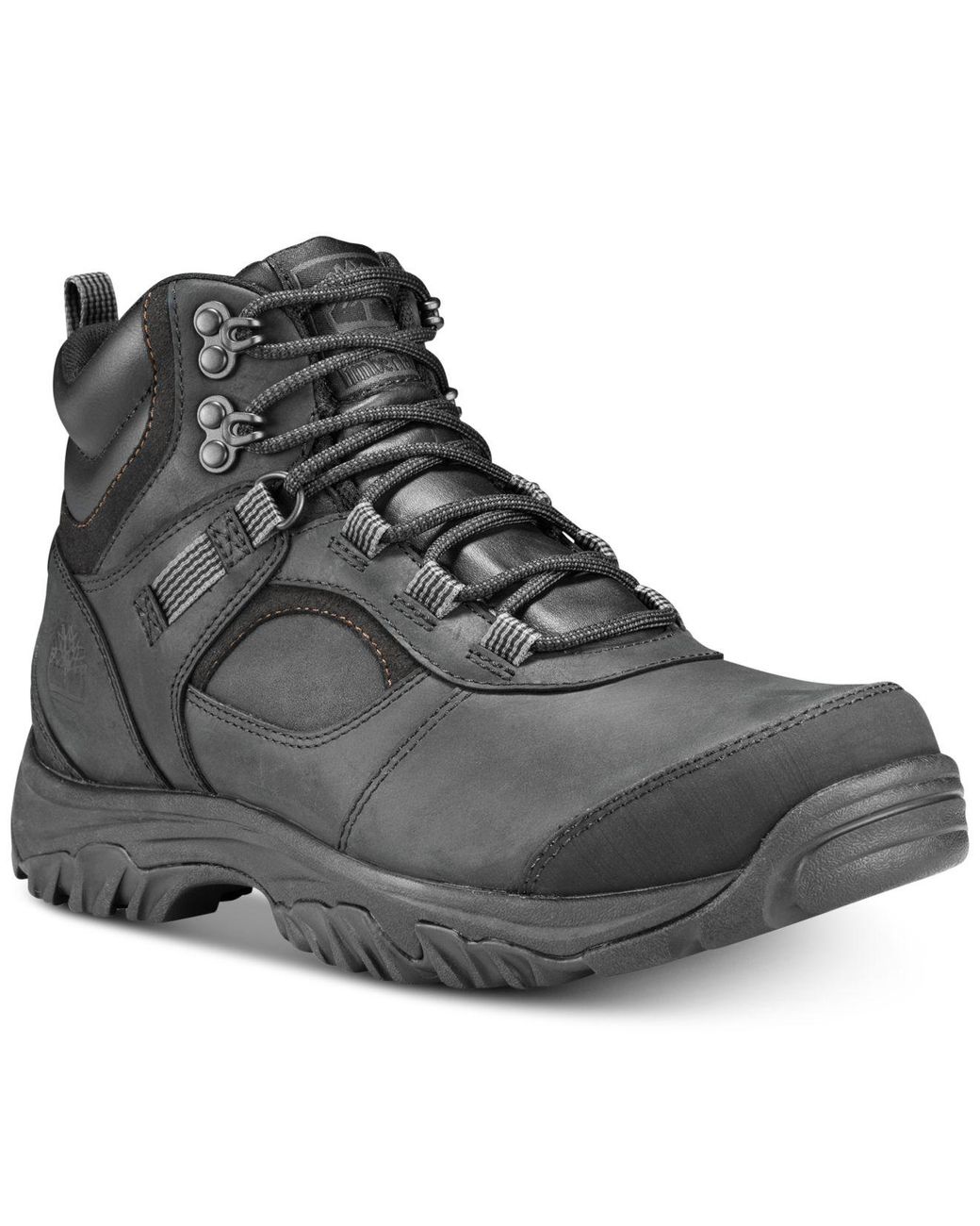 Timberland Leather Mt. Major Mid Waterproof Hiking Boots, Created For  Macy's in Black for Men - Lyst