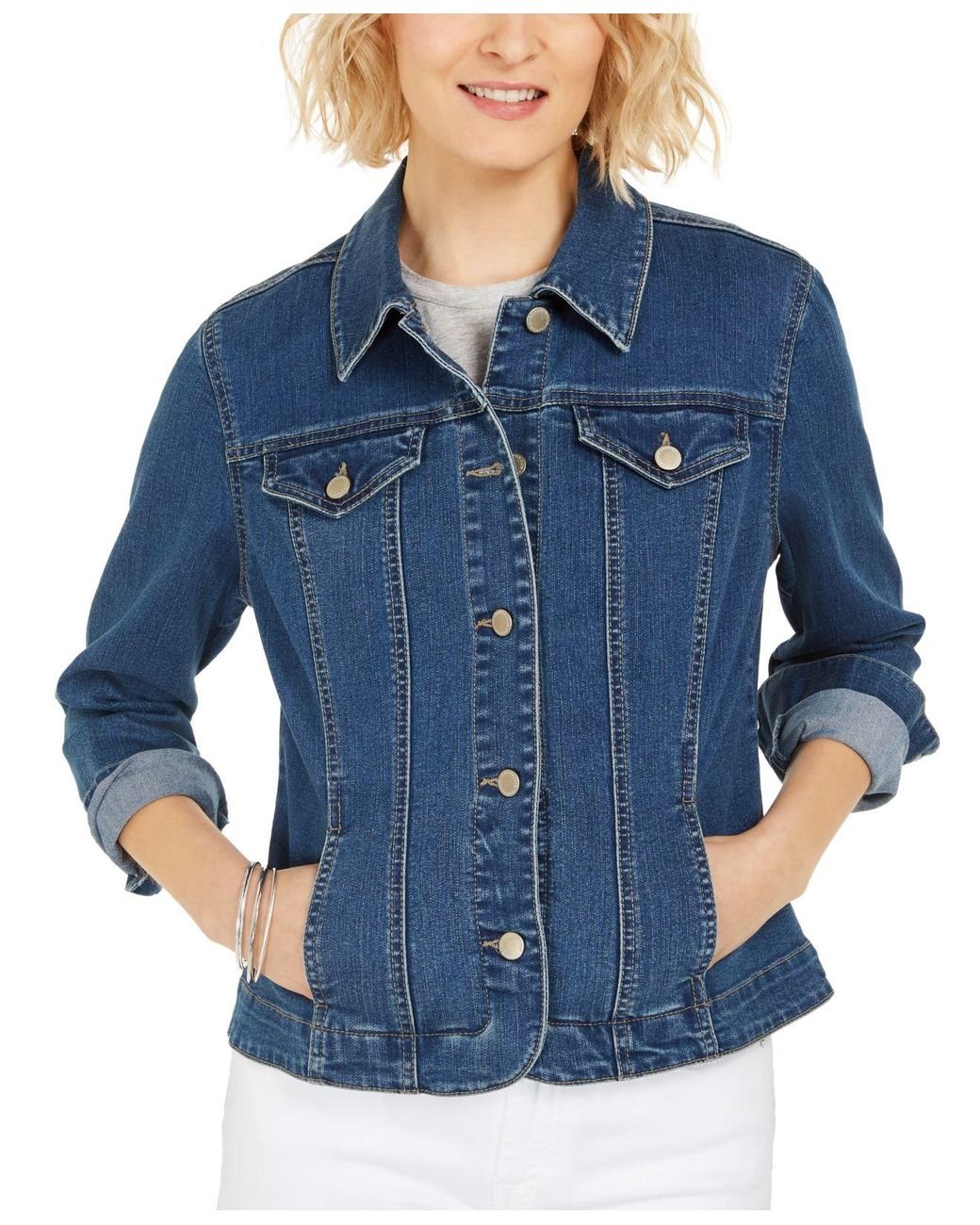 charter club petite anorak rain jacket