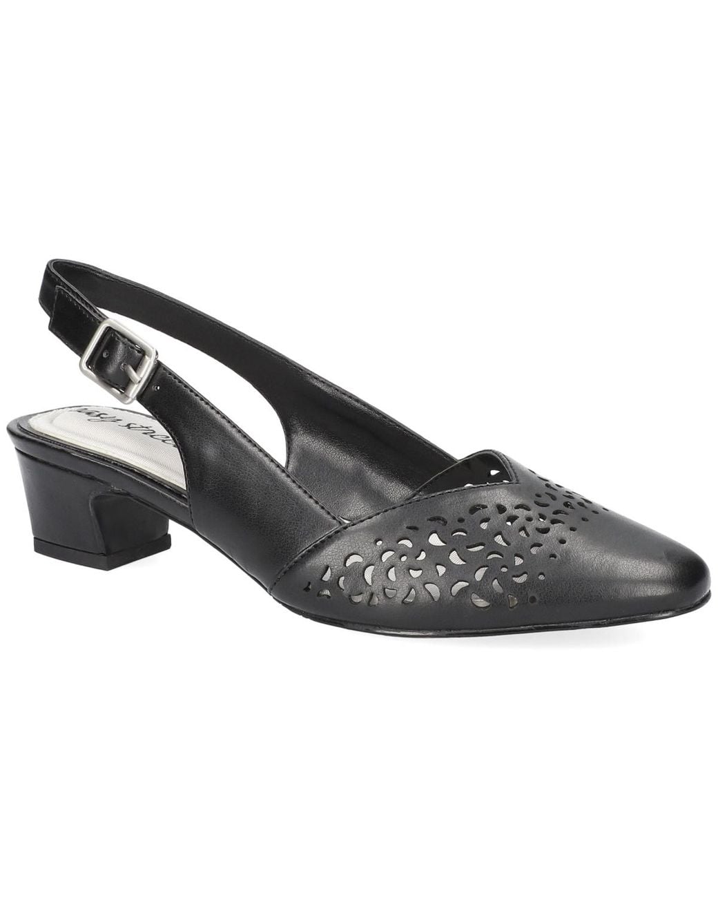Easy Street Black Sofie Slingback Pumps